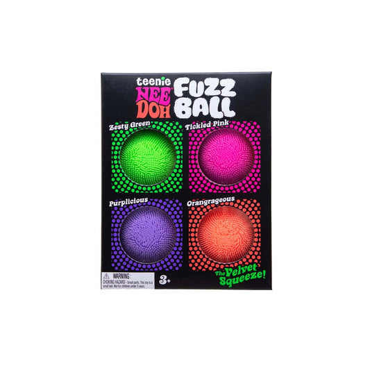 Needoh Mini Fuzz Balls – 4 Pack