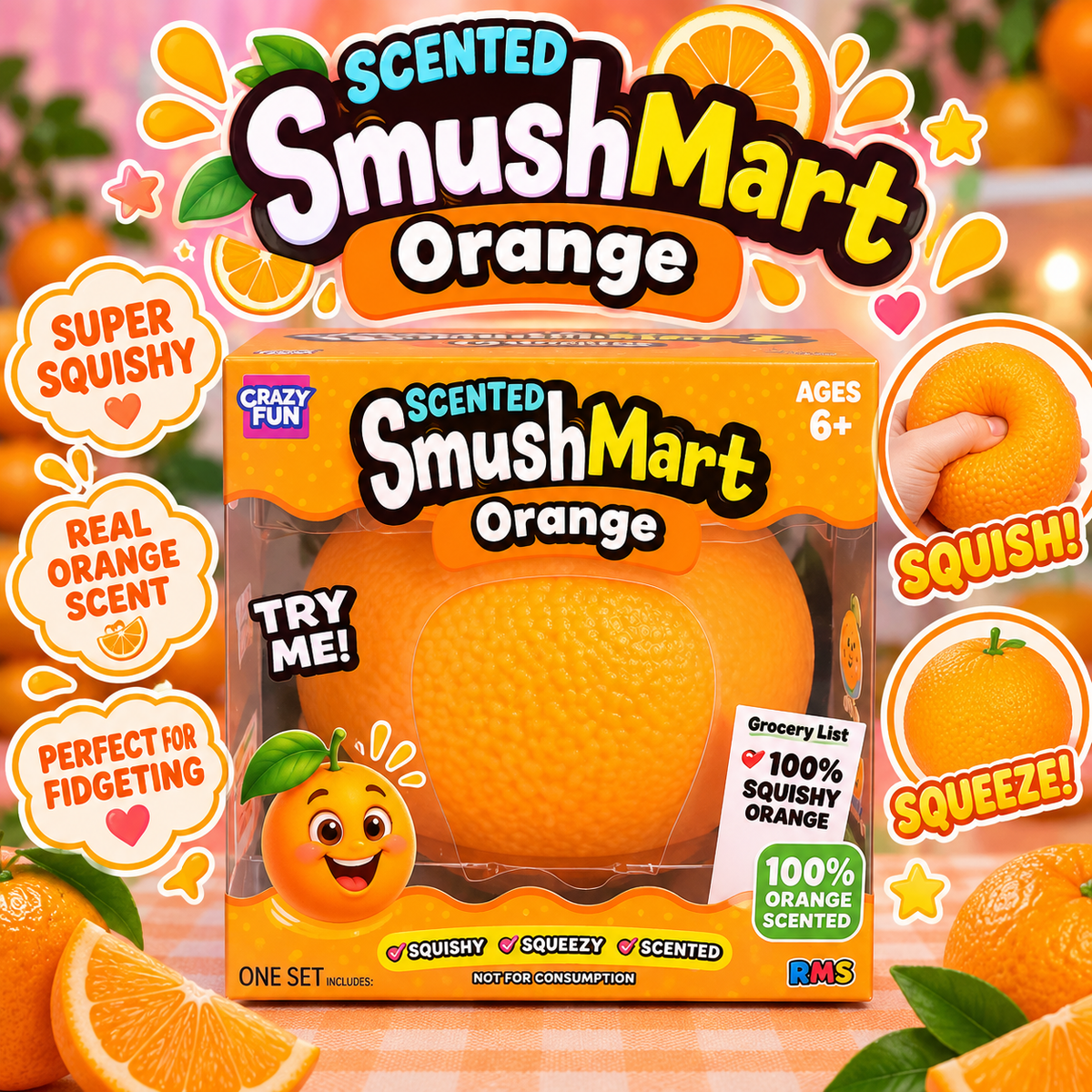 Scented SmushMart Orange