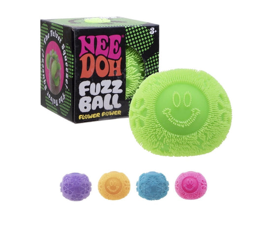 Needoh Fuzz Ball Flower Power